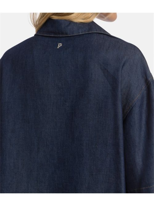 DENIM REGULAR SHIRT DONDUP | DC458.DF0266D.MC4800 BLU